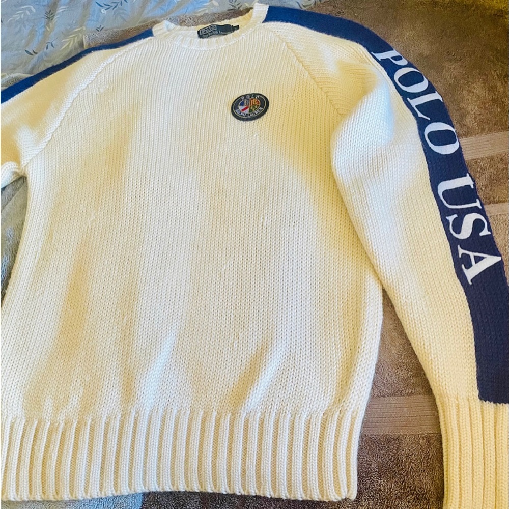 polo usa cookie knit 🔥 tag says small but fits a medium
